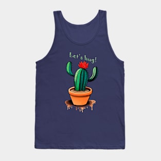 Hug cactus Tank Top